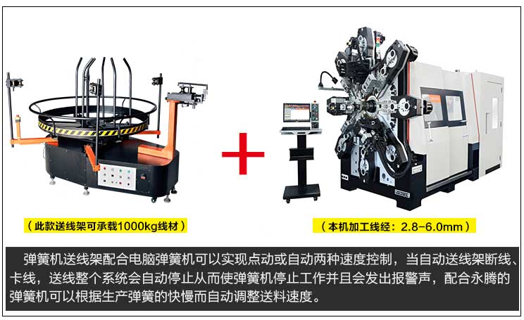 新款 CMM-660R 無凸輪多軸多功能電腦（nǎo）彈簧（huáng）機
